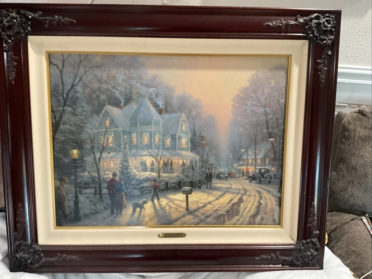 Thomas Kinkade Holiday Gathering In Art Prints for sale | eBay