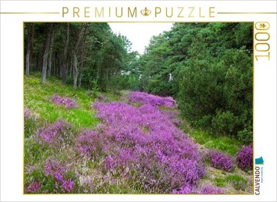 CALVENDO Puzzle Heidelandschaft in Dänemark | 1000 Teile Lege-Größe 64x48cm Foto