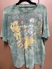 Vintage 1994 Grateful Dead Shirt Follow Golden Road Fall Tour Liquid Blue Large