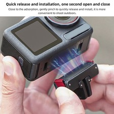 Action Camera Magnetic Adapter ABS Aluminum Alloy Quick Release Adapter For HJJI