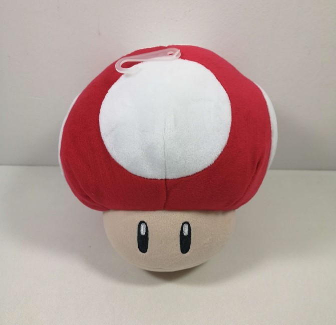 Peluche Super Mario champignon 20cm pour déco de chambre geek