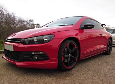 Front Bumper Lower Spoiler for VW Scirocco 08-14 Splitter Skirt addon Valance