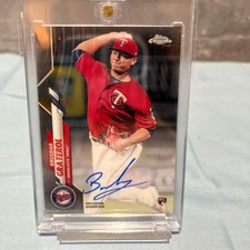 Brusdar Graterol autographed rookie card. rookie card picture