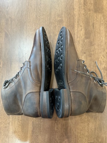 Stivali da uomo Thursday Boot Co. Captain stringati in pelle marrone taglia 11 tutti i giorni - Foto 7 di 12