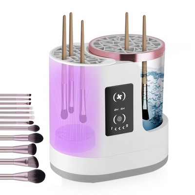 Elektrischer Make-up Pinselreiniger & Trockner Reinigungsgerät handfreies