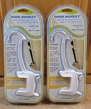 Lot Of 2 NEW Door Monkey Door Lock  Pinch Guard Easy To Install/Operate SEALED