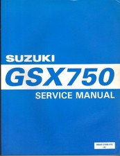 SUZUKI GSX750 INAZUMA,GSX750W,1998 ORIGINAL FACTORY WORKSHOP MANUAL