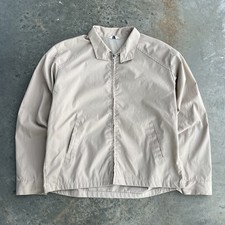 40s-50s Vintage Full Zip Work Jacket Size L 65 Dacron 35 Combed Cotton Coat