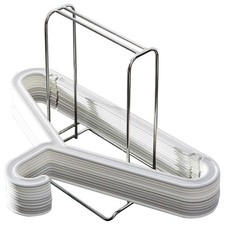 Hanger Stacker Clothes Hanger Organizer Rack Sturdy Stainless Steel Clothes C...