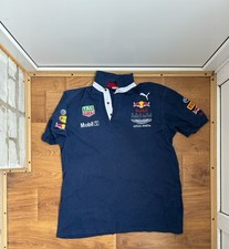 RED BULL RACING F1 PUMA POLO SHIRT FORMULA 1 MOTOR SPORT XXL block core