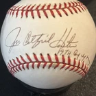 BASEBALL~SIGNED JIM BUNNING INSCRIBED “1974 CY YOUNG” RAWLINGS AM. LG OLB/CUBE