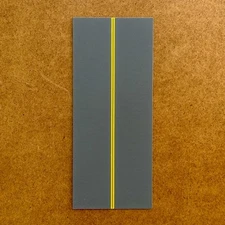 Hot Hobby RoadScapes HO 2-Lane Straight Road, Double Yellow Lines (240×100 mm)