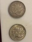 Morgan $1 Silver Dollars 1921 & 1883 Circulated Coins