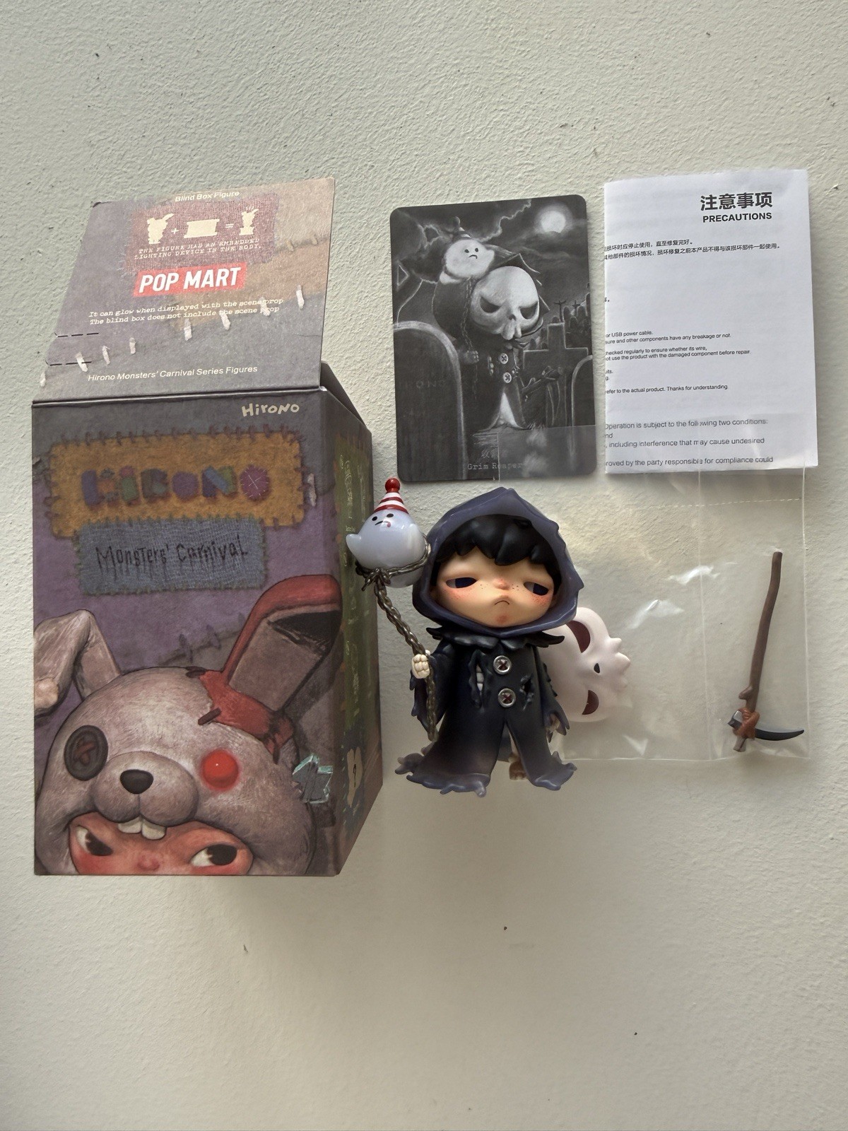 Popmart Hirono Monsters Carnival Series Figure - Grim Reaper