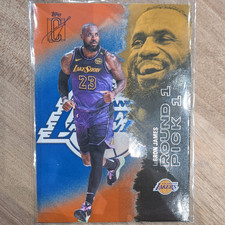 Topps Signature Series 2024-25 LeBron James Orange/Blue #51 Los Angeles Lakers