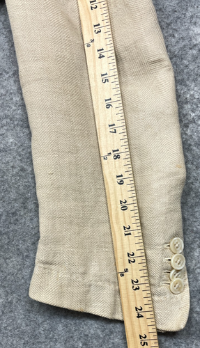 Boglioli Grant Coat Mens 52 Beige Linen Jacket Unstructured Italy Old Money - Picture 16 of 18