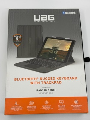 UAG Bluetooth Rugged Keyboard Case with Trackpad For iPad 10.2'' 7th 8th 9th Gen 