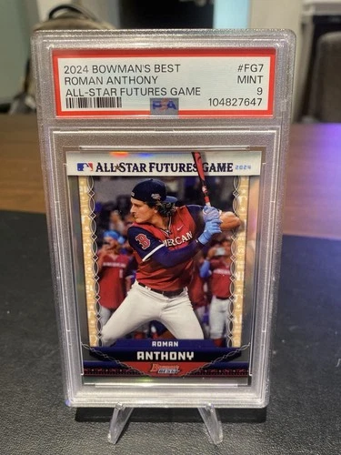 2024 Bowman's Best - 2024 Mlb All-Star Futures Game Roman Anthony PSA 9 Boston