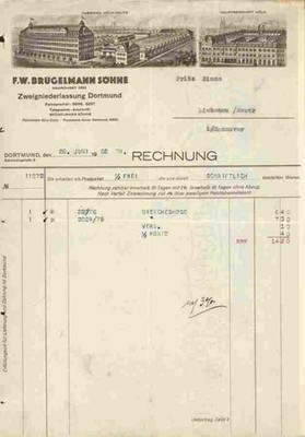 F.W Brügelmann Söhne 1928 Dortmund Köln Deutz München Strumpfwaren Radbekleidung