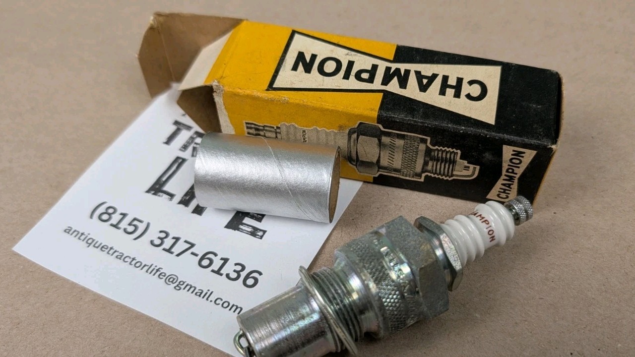 NOS Champion C-97B 18mm Spark Plug Hit Miss Oil Field Engine Long Reach Tractor 
