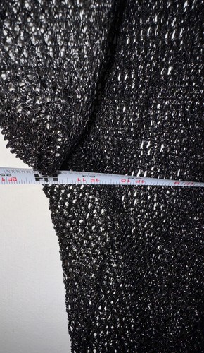 Maxi Vestido de Malla Estilo Egoísta Transparente Gótico Para Mujer Talla S Gauzy Elastizado Sexy Negro - Imagen 7 de 8