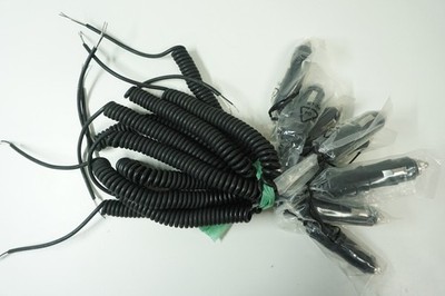 Lot of 10 Memory Protection Devices MPD 12 V Coiled Cord Set with Auto /Cig Plug