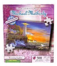 31325 - Evening Lights Lighthouse 500-Piece Jigsaw Puzzle for Toys and Games - U