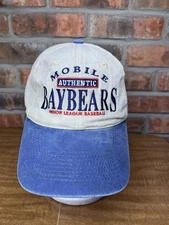 Mobile Baybears MiLB Bimm Ridder Denim Beige Strapback Buckle Dad Hat Baseball