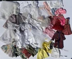 Vtg Barbie Wedding Gowns Veils Doll Clothing Some Handmade