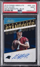 2018 PANINI ABSOLUTE SIG STANDOUTS BLUE #SS-KA KYLE ALLEN PSA 9 AUTO