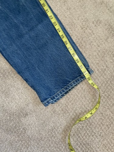 Carhartt Blue Denim Traditional Relaxed Fit Jeans B460 DVB Mens 32x32 - Picture 7 of 14
