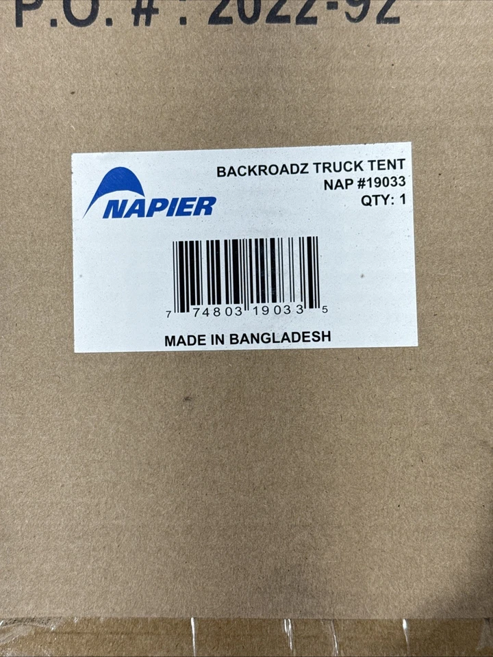 Napier 19033 Universal Backroadz Green & Gray Truck Tent for 5.5-5.8 Short Beds - Image 3 of 4