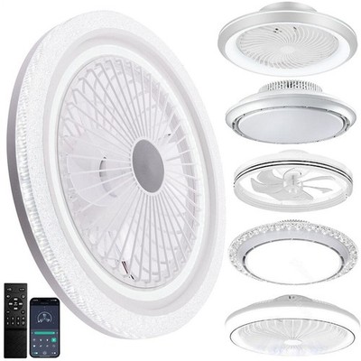 Deckenventilator LED Deckenlampe Ventilator mit Beleuchtung Dimmbar Lüfterlicht