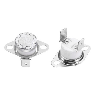 2Pcs KSD301 Thermostat 200°C/392°F 16A Normally Closed N.C Switch Ceramic