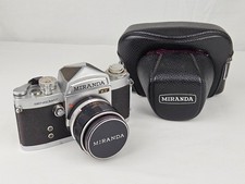 Miranda Auto Sensomat RE SLR 35mm Film Camera, Auto 50mm f/1.8 and leather case