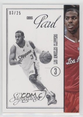 2012-13 Panini Signatures Stars 3/25 Chris Paul #58 5ir