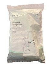 Motif Medical Breast Milk Storage Bags 8oz Single Use Bag 100 count BPA-Free NEW