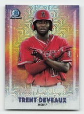 2021 Bowman Chrome #DG-14 Trent Deveaux Dawn of Glory Mojo Refractor