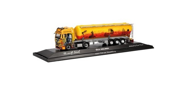 "Herpa 122351 - 1:87 MAN TGX GX Silo-Sattelzug \"Silo Melmer/Rudolf Diesel\" - Neu"-image