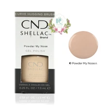 CND Shellac UV Gel Polish 0.25 oz NIB Powder My Nose