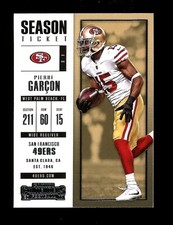 2017 Panini Contenders Season Ticket #57 Pierre Garcon San Francisco 49ers QTY