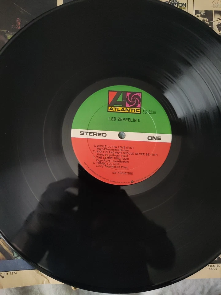 LED ZEPPELIN Led Zeppelin II 1969 Vinyl LP Atlantic SD 8236 - VG - Image 4 of 4