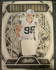 2025 Panini Absolute - Draft Diamonds Jerseys Maxx Crosby #DDJ-MCR (MEM)