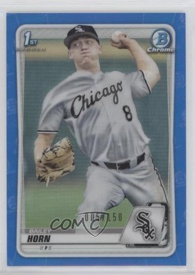 2020 Bowman Draft Chrome Blue Refractor 5/150 Bailey Horn #BD-164 a2e