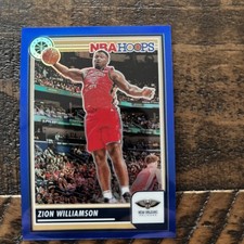 2023 Panini Hoops Premium Stock Zion Williamson Blue Prizm #270 /120