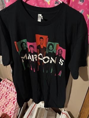 Maroon 5 Shirt Mens Small North America Tour 2013 Cities FRONT BCK MENS XL
