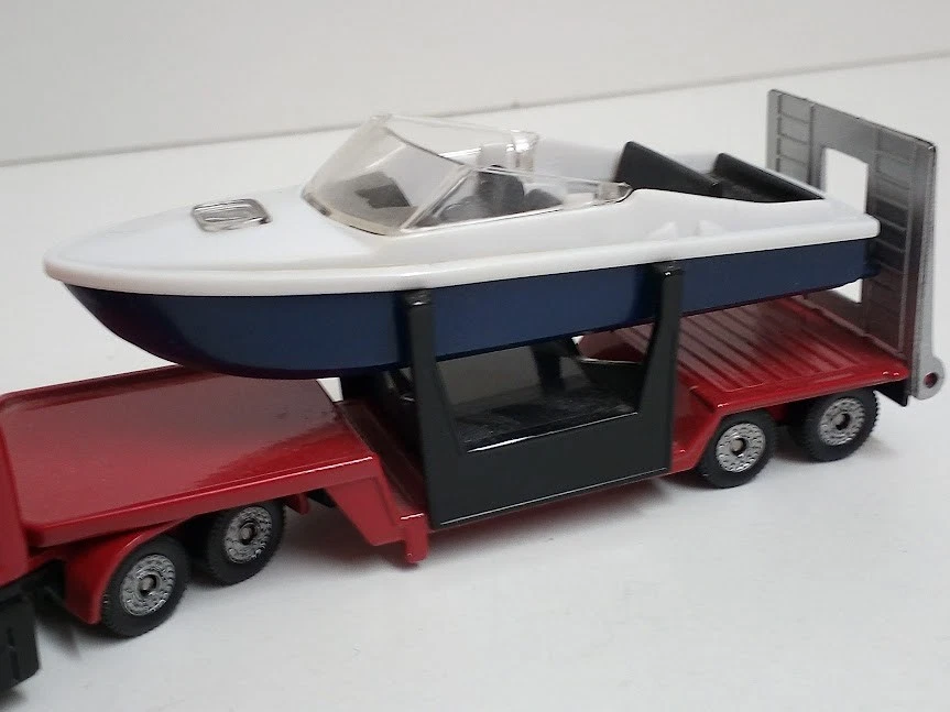 ⛔Scania Tieflader mit Motorboot °TOP° SIKU 1610 #056 (1077[1]) - Bild 2 von 4