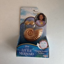 Disney The Little Mermaid Ariel Singing Seashell Necklace Light-Up Feature NIB