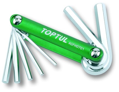 For TOPTUL AGFH0701 Set of key wrenches 8 pcs AGFH0701 A GLOBAL