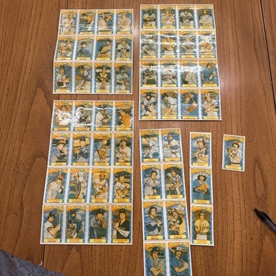 1979 Kellogg's 3-D SUPER STARS COMPLETE SET of 60 3 Uncut Sheets 